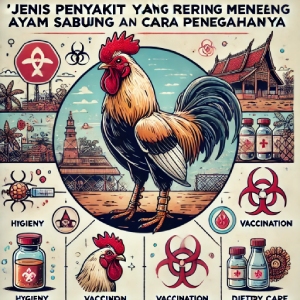 Jenis Penyakit yang Sering Menyerang Ayam Sabung dan Cara Pencegahannya